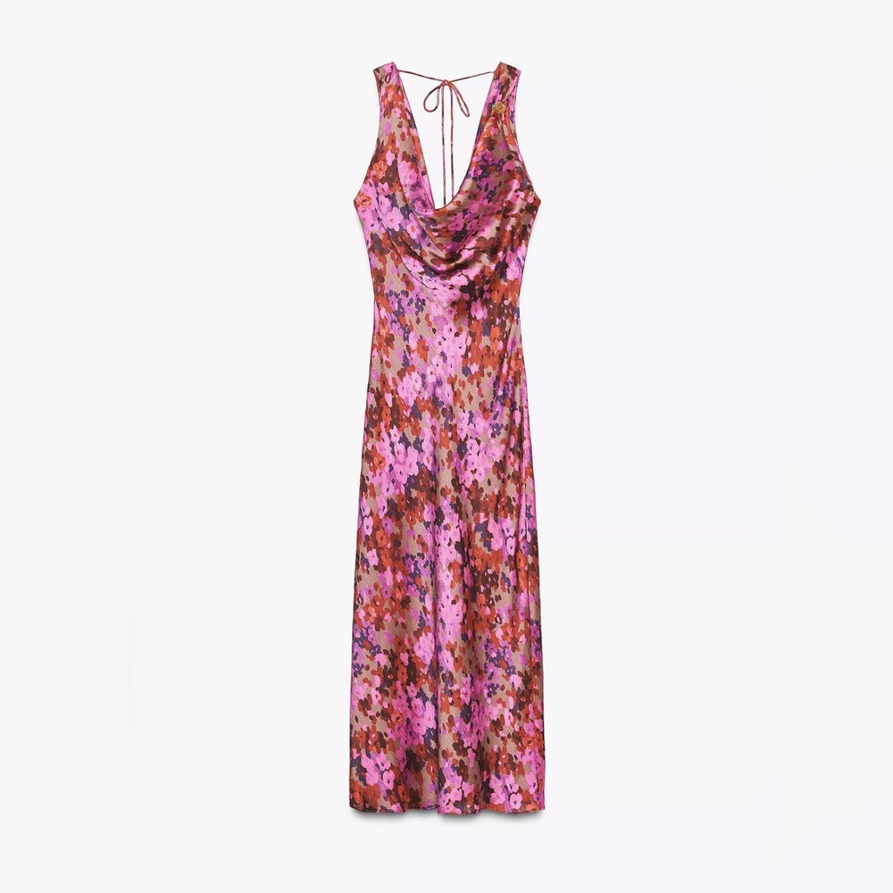 Zara Floral Midi dress